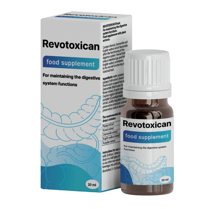 Revotoxican, suplemento alimenticio en gotas